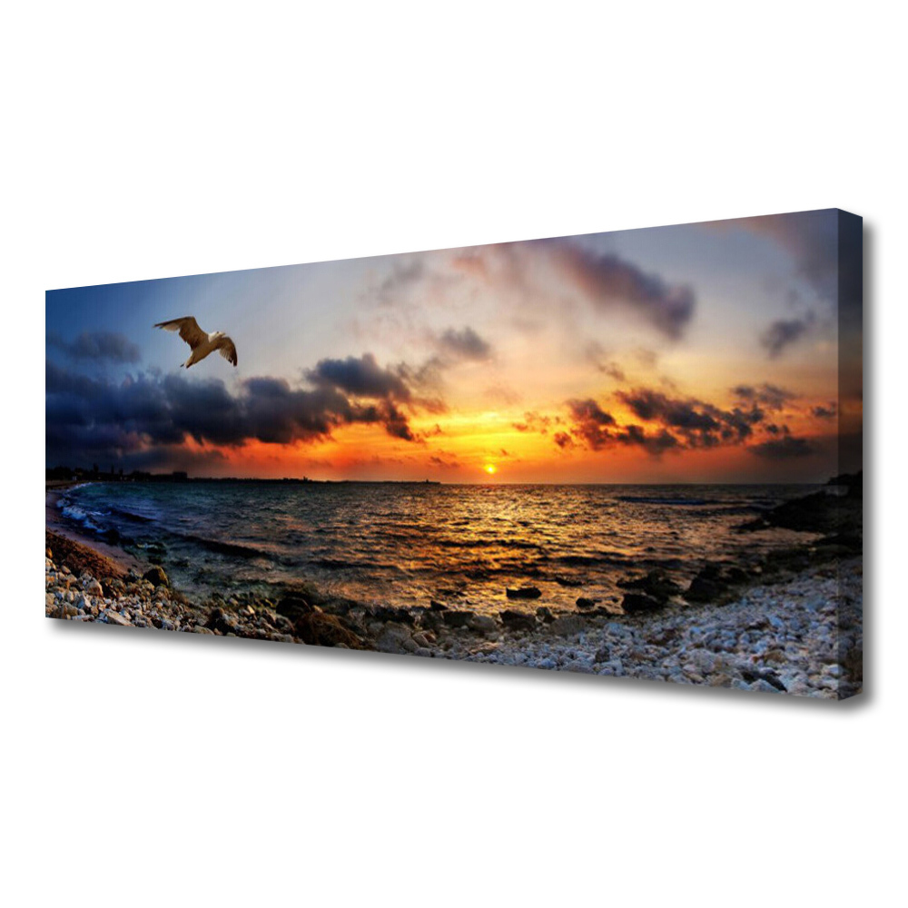 Impression sur Toile 50x70cm Tableaux Image Photo Plage