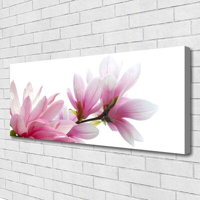 Tableaux sur toile Magnolia fleurs floral rose