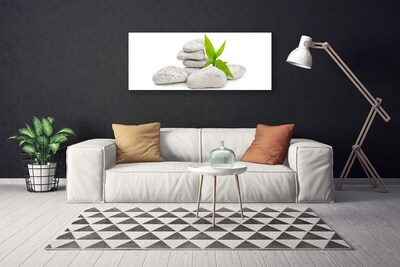 Tableaux sur toile Pierres nature gris vert blanc