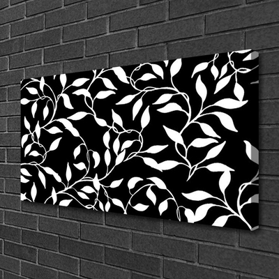Tableaux sur toile Abstrait art noir blanc