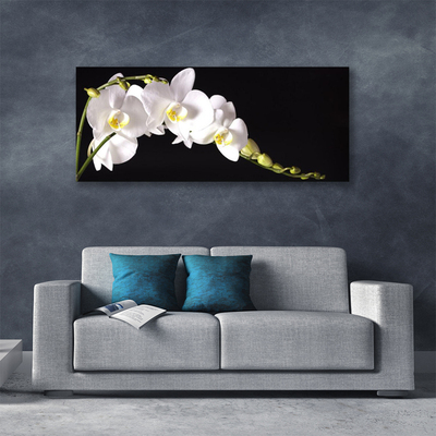 Tableaux sur toile Fleurs floral blanc