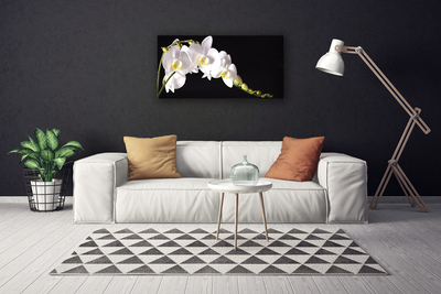 Tableaux sur toile Fleurs floral blanc