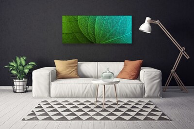 Tableaux sur toile Feuilles abstraites floral vert