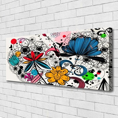 Tableaux sur toile Abstrait art multicolore