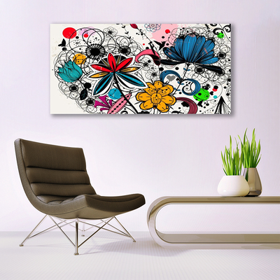 Tableaux sur toile Abstrait art multicolore