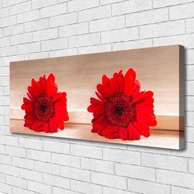 Tableaux sur toile Fleurs floral rouge