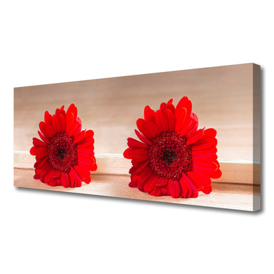 Tableaux sur toile Fleurs floral rouge