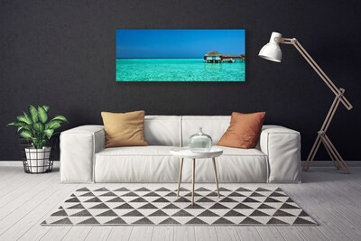 Tableaux sur toile Mer paysage bleu