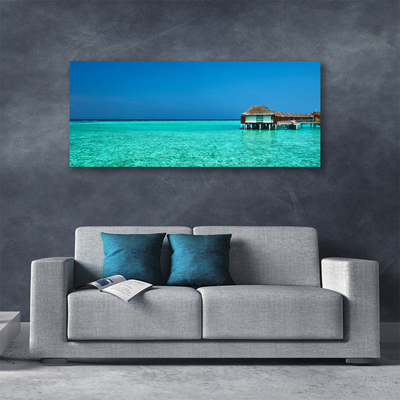 Tableaux sur toile Mer paysage bleu