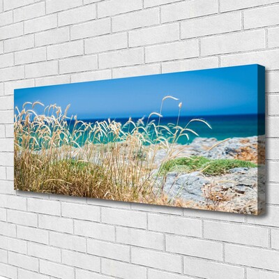 Tableaux sur toile Plage paysage brun