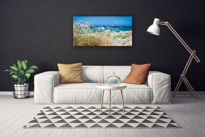 Tableaux sur toile Plage paysage brun