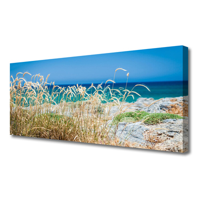 Tableaux sur toile Plage paysage brun