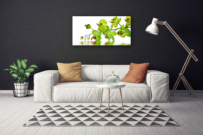 Tableaux sur toile Fleurs floral vert