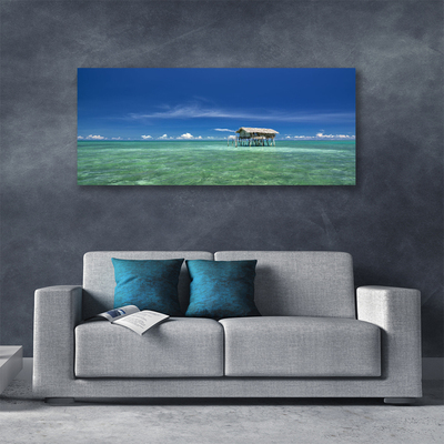 Tableaux sur toile Mer paysage bleu