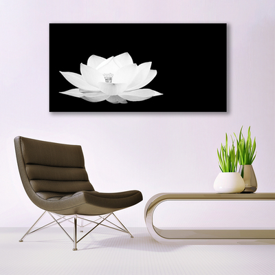 Tableaux sur toile Fleur floral blanc