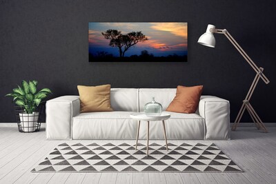 Tableaux sur toile Arbre nature noir