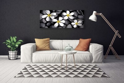 Tableaux sur toile Fleurs floral blanc