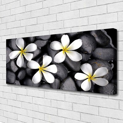 Tableaux sur toile Fleurs floral blanc