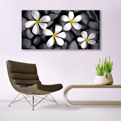 Tableaux sur toile Fleurs floral blanc