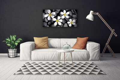 Tableaux sur toile Fleurs floral blanc