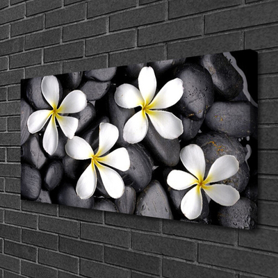 Tableaux sur toile Fleurs floral blanc