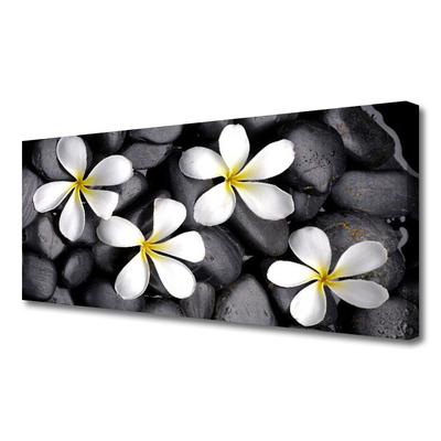 Tableaux sur toile Fleurs floral blanc