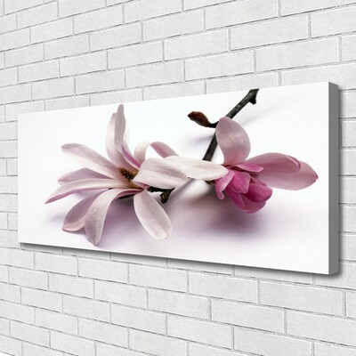 Tableaux sur toile Fleur floral blanc