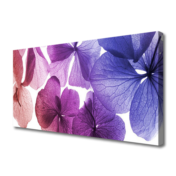 Tableaux sur toile Fleurs floral rose violet