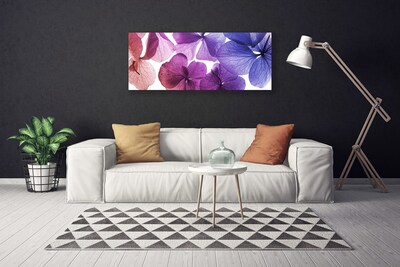 Tableaux sur toile Fleurs floral rose violet