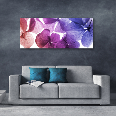 Tableaux sur toile Fleurs floral rose violet