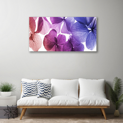 Tableaux sur toile Fleurs floral rose violet