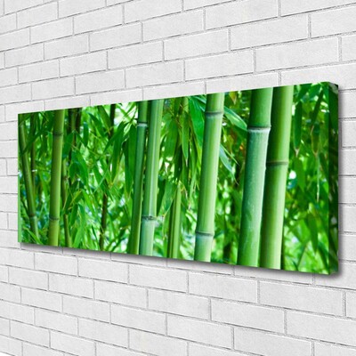 Tableaux sur toile Bambou tige floral vert