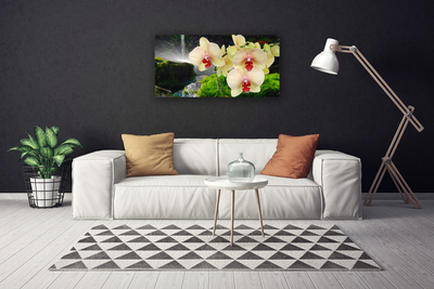 Tableaux sur toile Arbres floral blanc rouge