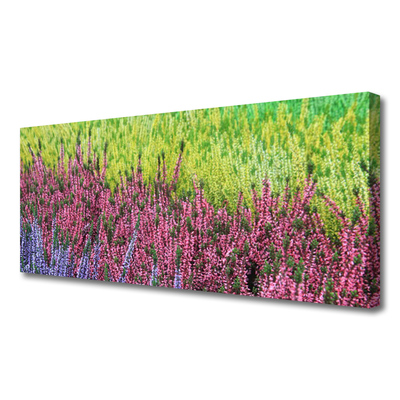 Tableaux sur toile Fleur floral violet rouge vert