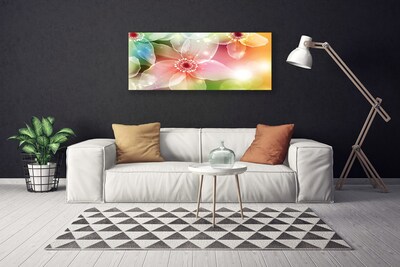 Tableaux sur toile Fleurs art multicolore