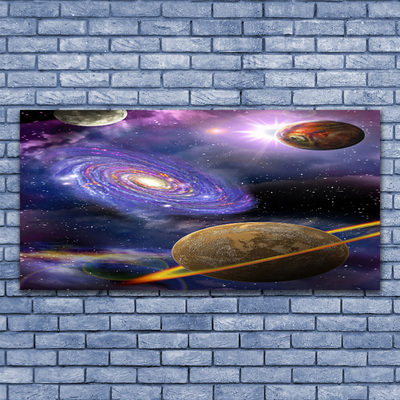 Tableaux sur toile Univers univers violet gris