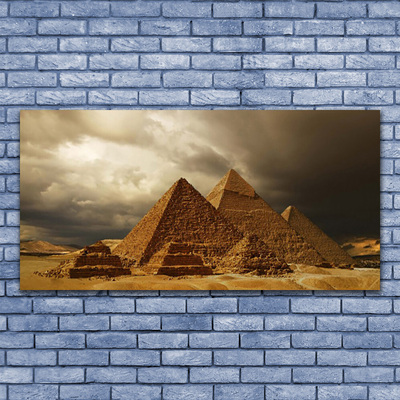 Tableaux sur toile Pyramides architecture jaune
