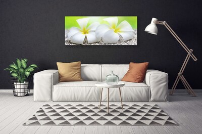 Tableaux sur toile Fleurs floral blanc