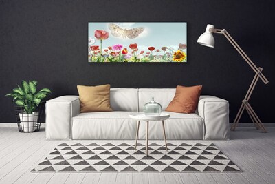 Tableaux sur toile Fleurs nature multicolore