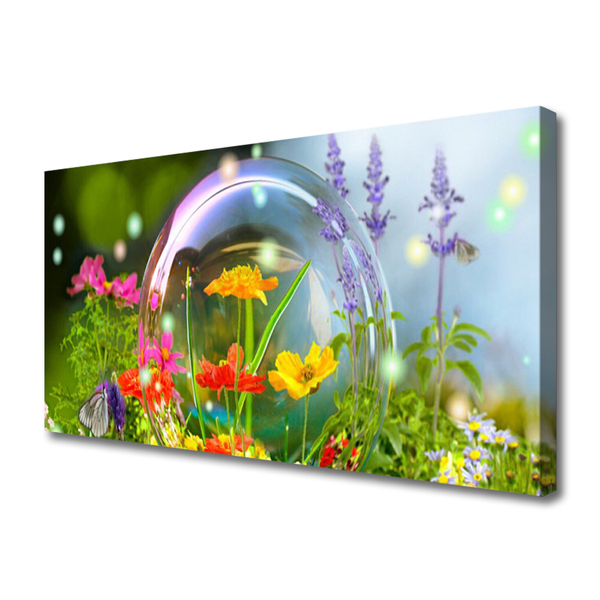 Tableaux sur toile Fleurs nature multicolore