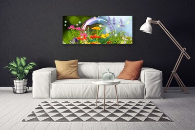 Tableaux sur toile Fleurs nature multicolore