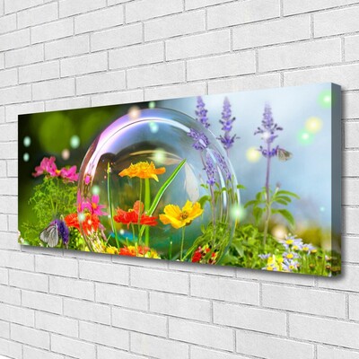 Tableaux sur toile Fleurs nature multicolore