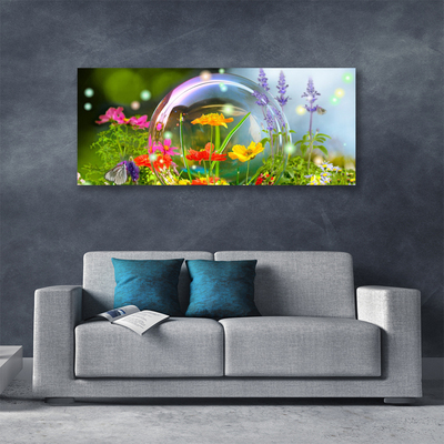 Tableaux sur toile Fleurs nature multicolore