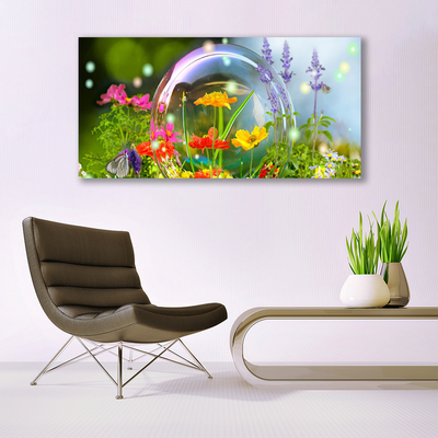 Tableaux sur toile Fleurs nature multicolore