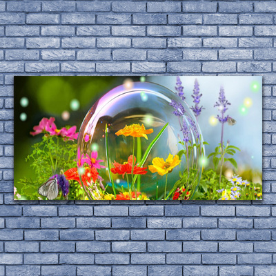 Tableaux sur toile Fleurs nature multicolore