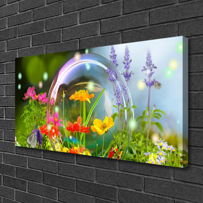 Tableaux sur toile Fleurs nature multicolore