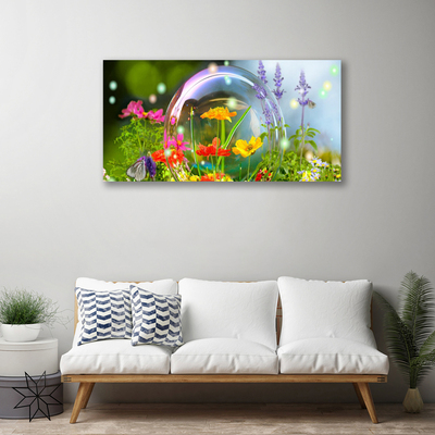 Tableaux sur toile Fleurs nature multicolore