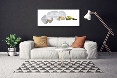 Tableaux sur toile Fleurs floral blanc