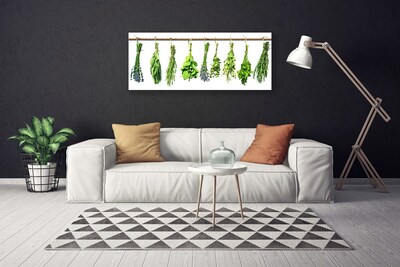 Tableaux sur toile Fleurs floral vert violet