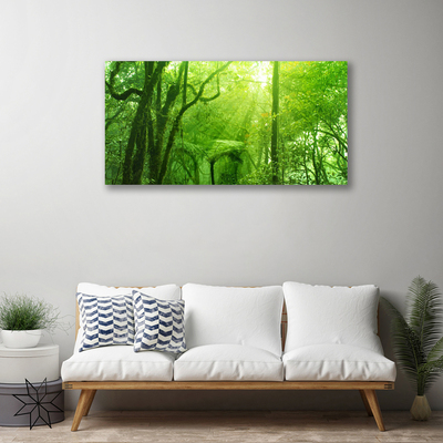 Tableaux sur toile Arbres nature brun vert